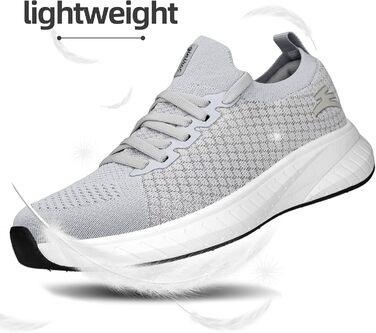 Жіночі спортивні кросівки для бігу та повсякденного носіння, легкі, дихаючі, сірого кольору (36 EU)