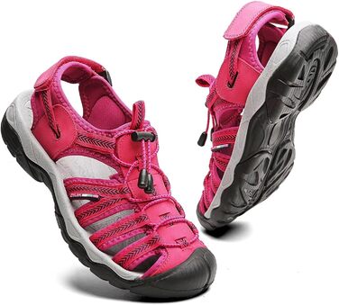 Чоловічі та жіночі шкіряні сандалії: пляжні, трекінгові, для активного відпочинку, літні, пішохідні. Розміри 36-46 (37 EU), колір рожевий