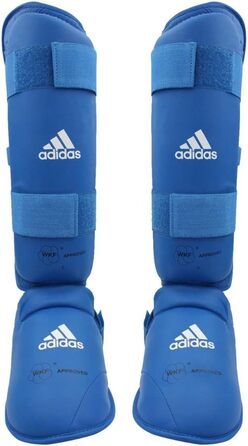 Захист гомілки та стопи Adidas WKF для карате, знімна устілка, XL, синій