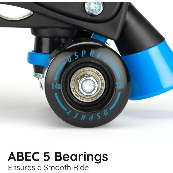 Дитячі ролики Osprey Surge, регульовані ролики Quad, для хлопчиків та дівчаток від 5 років, блакитні, розміри S (UK 12-2, EU 31-34)