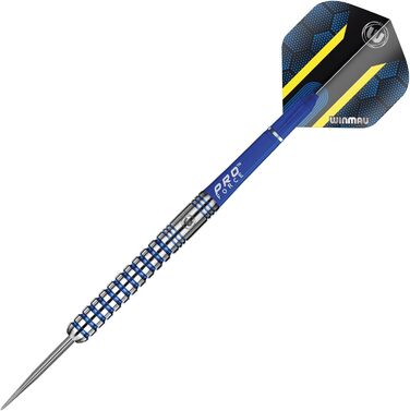 Професійний дартс-набір WINMAU Sub-Zero 24 г, стілтип, вольфрам, з оперенням і стрижнями