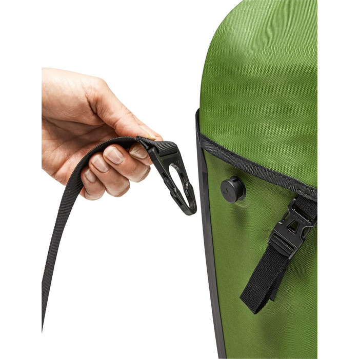Велосипедна сумка Vaude Aqua Back Pro Single 24 л, водонепроникна, для багажника, зелена, Німеччина