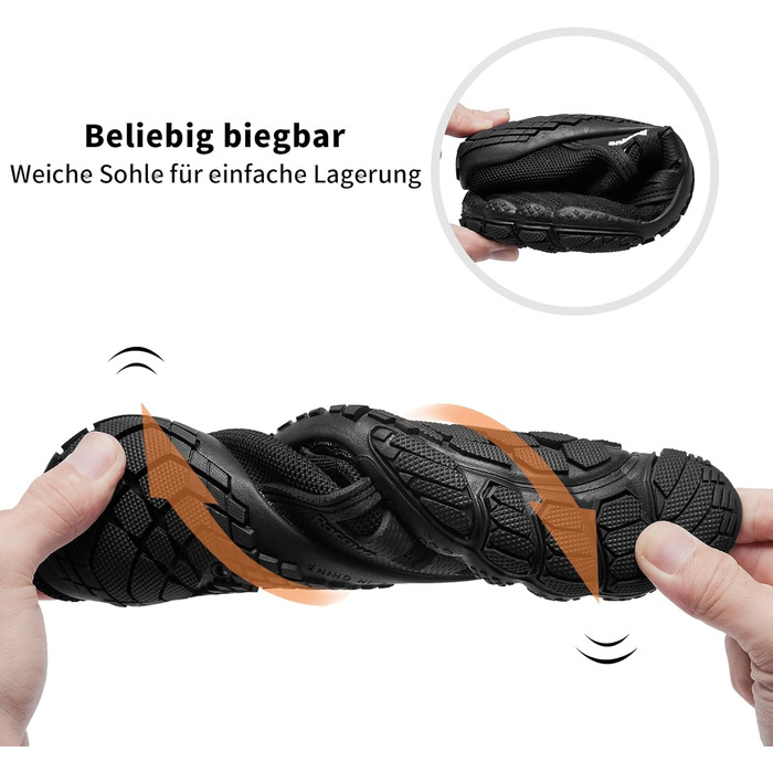 Водні черевики Raqua для чоловіків та жінок: плавання, басейн, пляж, аквашузи