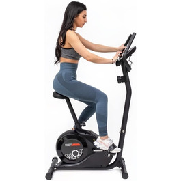 Магнітний велотренажер TechFit B300 з LCD, пульсометром і регульованим сидінням — домашній фітнес-ергометр для кардіо та схуднення