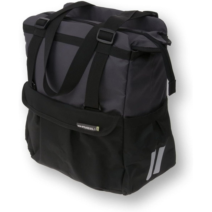 Велосипедна сумка Basil Bell Shopper X-Large 16x32x35 см чорна