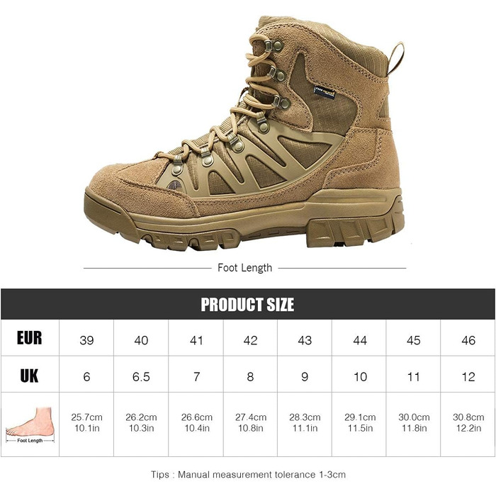 Черевики тактичні чоловічі FREE SOLDIER, чорне шкіряне взуття, 39 EU