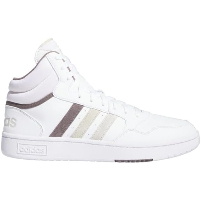 Кросівки Adidas Hoops 3 чоловічі білі, сірі, чорні (46 2/3 EU)