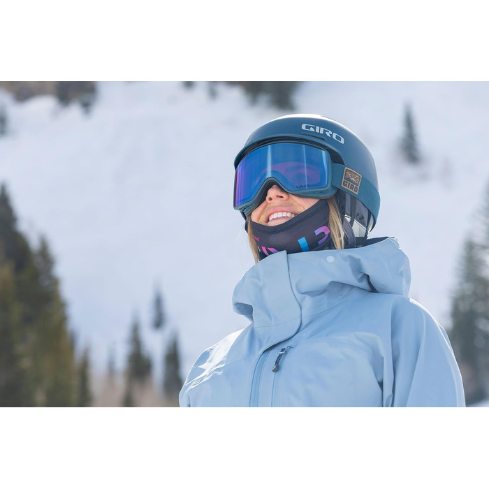 Унісекс лижна маска Giro Method, універсальний розмір, синя Harbor Blue, Adventure Grid