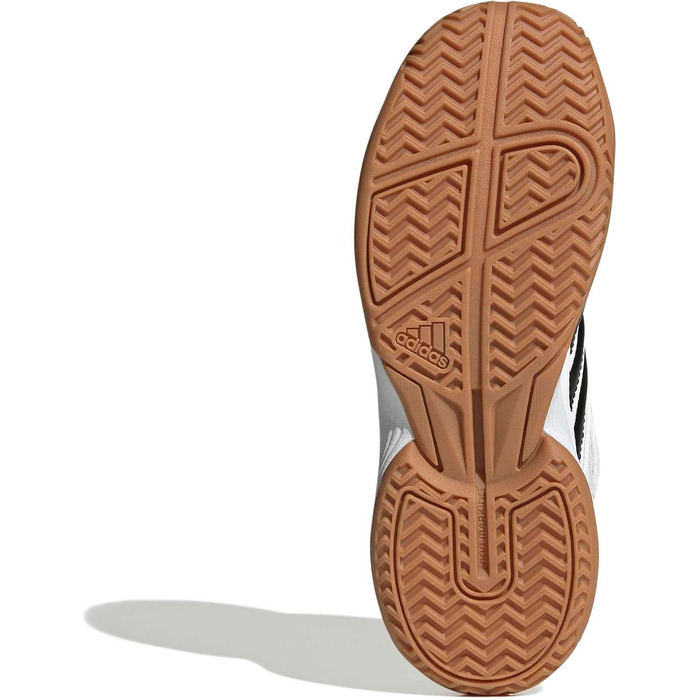 Дитячі кросівки Adidas Speedcourt Unisex для залу, білі/чорні, розмір 35 EU