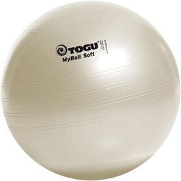 Гімнастичний м'яч TOGU MyBall Soft 65 см перламутрово-білий