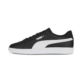 Кросівки Puma Smash 3.0 LS унісекс, чорні з білим (Puma Black/White), розмір 43 EU
