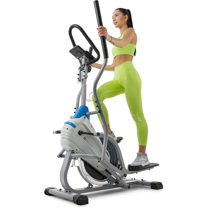 Кросстеппер Hop-Sport HS-400B Icon 2-в-1 для дому з тренажерним комп'ютером – інноваційний тренажер, поєднує степпер і орбітрек