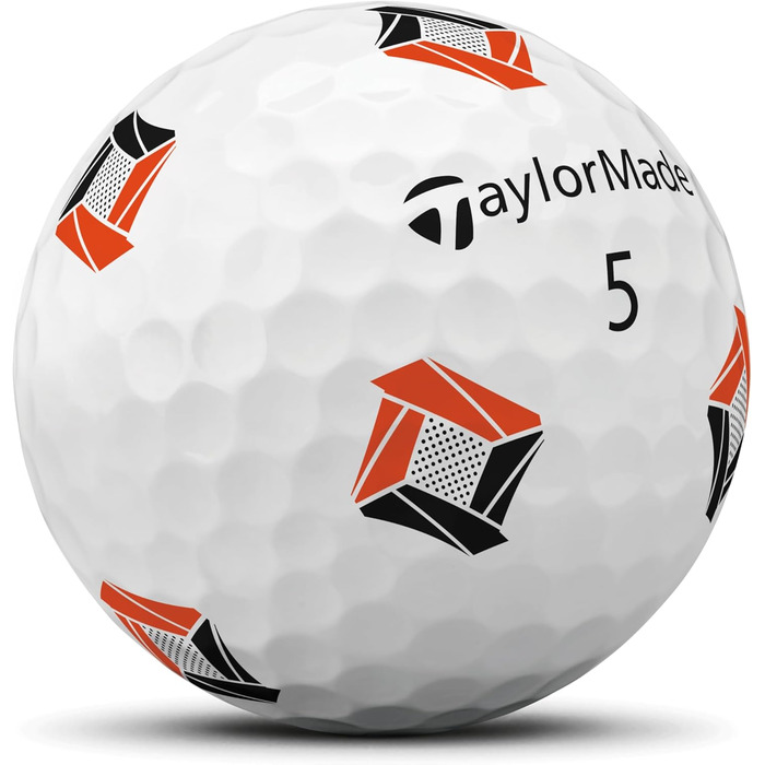 Гольф-м'ячі TaylorMade TP5 (білі) – унісекс, TM24, з технологією pix