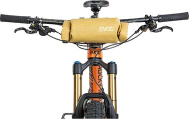 Велосипедна сумка на кермо EVOC Handlebar Pack BOA, водостійка, 2,5/5 л, швидкий доступ, система BOA, жовта