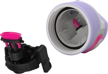 Термос Kambukka Elton Insulated Digital Lavender 600 мл, нержавіюча сталь, герметична термобутилка з кришкою Snapclean, підходить для миття в посудомийній машині, зручна ручка