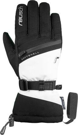 Жіночі рукавички Reusch Demi R-tex XT, водонепроникні, дихаючі, дуже теплі, чорні/білі, розмір 8