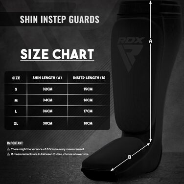 Захисники для ніг RDX для кікбоксингу, тайського боксу, ММА, муай-тай. Захист для ніг, чоловічі та жіночі, повний захист, чорний колір.