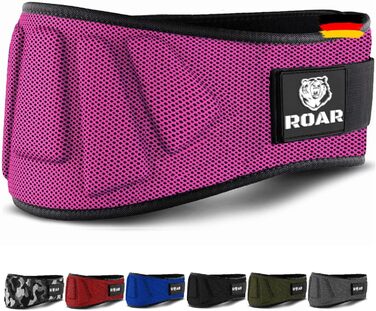 Пояс для важкої атлетики Roar® для чоловіків і жінок, пауерліфтинг, кросфіт, фітнес, для тренувань у спортзалі