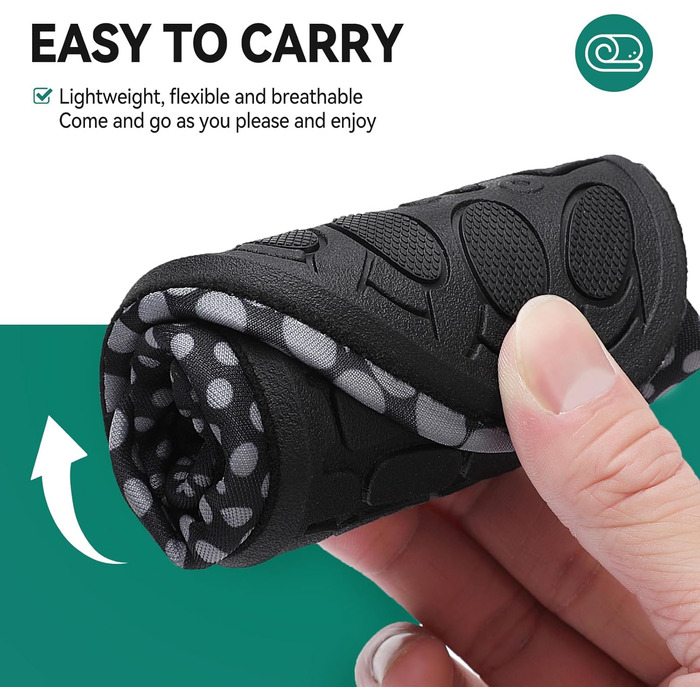 Аквашузи для плавання та йоги: чоловічі та жіночі, швидковисихаючі, неслизькі, сірі (39 EU, G995)