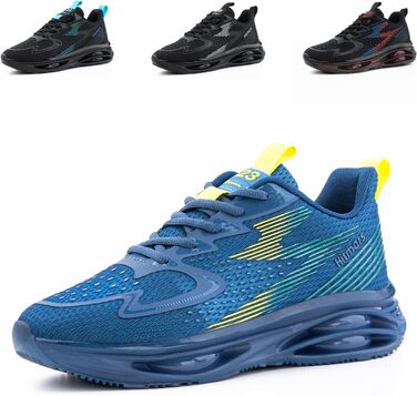 Кросівки для бігу Hitmars для чоловіків: спортивні, легкі, дихаючі, для вулиці, фітнесу, аутдору, EU 39-46 (Синій, 41 EU)