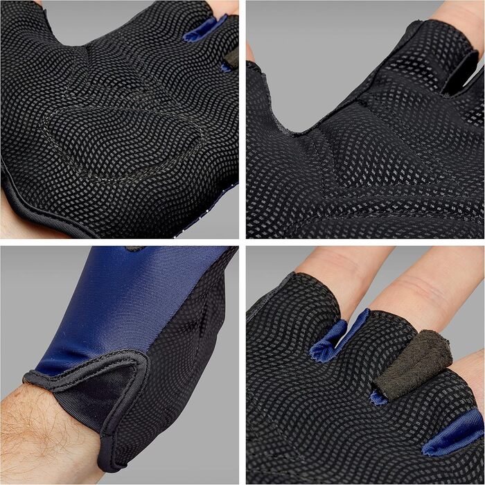 Fahrradhandschuhe GripGrab Ride Einsteiger Kurzfinger Sommer - Білі велосипедні рукавички GripGrab Ride Einsteiger (L, Navy Blue)