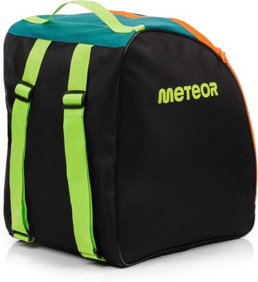 Чохол для лижних черевиків Meteor - компактна сумка для черевиків та рукавиць. Водонепроникний, легкий та міцний, ідеальний для подорожей та зимового спорту. (Зелений/Чорний, рюкзак для лижних черевиків)