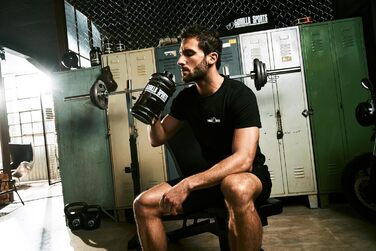 Олімпійські диски для штанги GORILLA SPORTS, чавунні, сріблясті, 1,25–20 кг, 50 мм, Tri-Grip