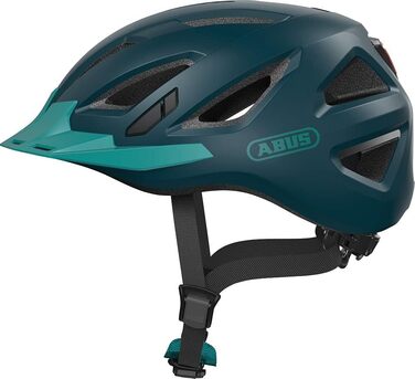Велосипедний шолом ABUS Urban-I 3.0 та Youn-I 2.0 з LED підсвіткою для дітей, підлітків і молоді, синій, розмір M (52-57 см)
