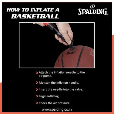 Баскетбольний м'яч Spalding 7 розмір, помаранчевий, для дорослих
