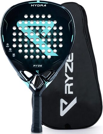 Пáдель-рáкетка RYZE Hydra: 100% карбон, EVA-18 піна, максимальна потужність та контроль - унісекс, з чохлом