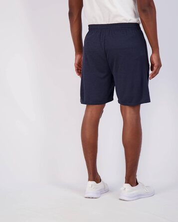 Чоловічі бігові шорти Real Essentials (4 шт.): сітчаста тканина, швидковисихаючі, з кишенями на блискавці та шнурком. Розміри L/XL, 17.8 см – комплект 10