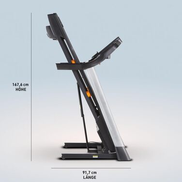 Біговий тренажер NordicTrack T-Serie: ідеальний для дому, з регулюванням нахилу, Bluetooth, вантажопідйомність 136 кг (T 6.5 S)