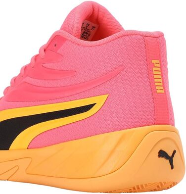 Кросівки PUMA Court Pro для чоловіків, баскетбольні, біло-чорні (46 EU, помаранчевий)
