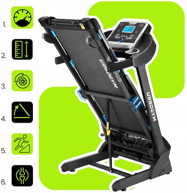 Електрична бігова доріжка Urbogym V650S (до 140 кг)