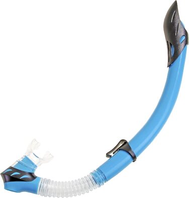 Комплект для снорклінгу Cressi BONETE Deluxe (маска, трубка, ласти, сітка) - світло-блакитний - розмір S/M - 36/42