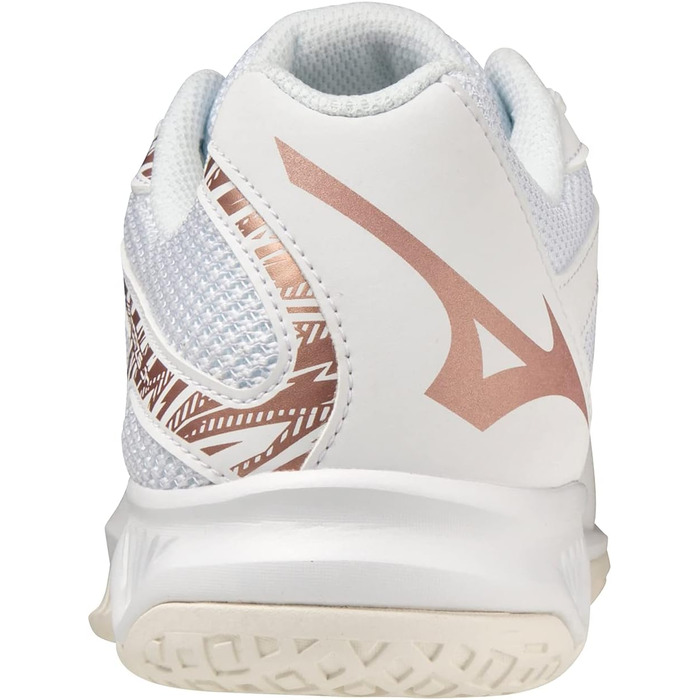 Волейбольне взуття Mizuno Lightning Star Z6 Jr для дітей, унісекс, блакитний, білий, червоний, коричневий, сатин