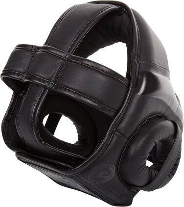 Шолом Venum Helm Elite нео матовий чорний, універсальний розмір, захисний для боксу та MMA
