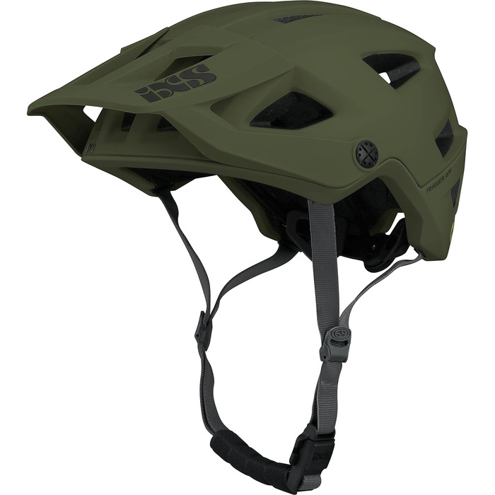 Велосипедний шолом IXS Trigger AM MIPS, оливковий, розмір M/L (58-62 см)