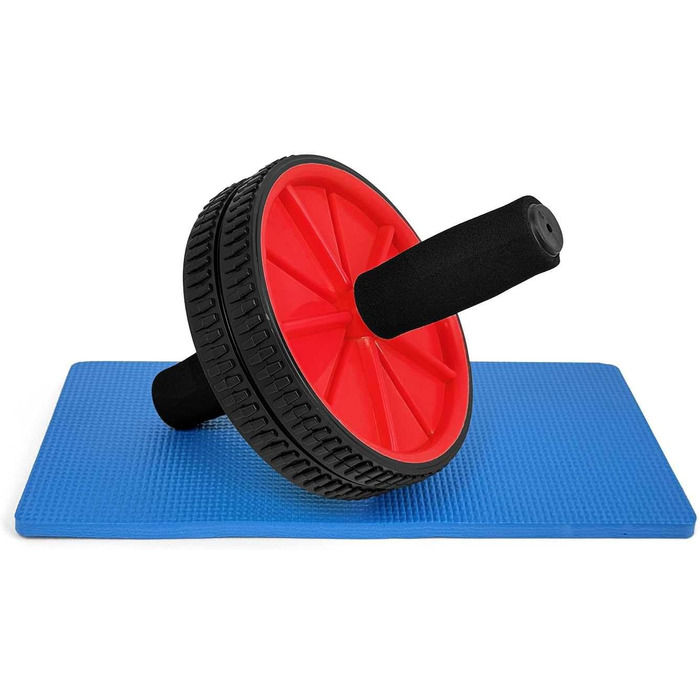 Обертове колесо для пресу OcioDual з ручкою, тренажер для дому, AB Wheel