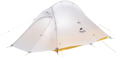 Намет Naturehike Cloud Up 2 - ультралегкий намет для кемпінгу на 2 особи, 3-4 сезон, водонепроникний, Kumquat Yellow 10D