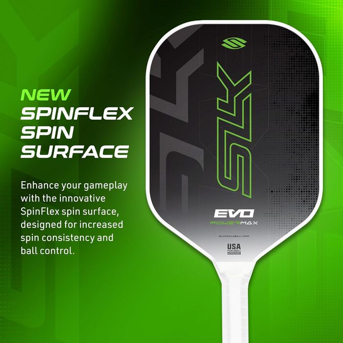 SLK Evo Power Hybrid: Плече для піклболу з гібридним покриттям, скловолокно та карбон