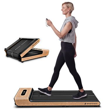 Бігова доріжка Sportstech WalkingPad Pro для дому: складана, до 8 км/год, з лічильником кроків, для офісу та дому, вантажність 120 кг, з додатком, тиха, німецька якість