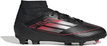 Дитячі футбольні бутси adidas F50 League Mid FG/MG - чорний, червоний, металік (28.5 EU)