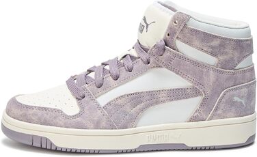 Кросівки PUMA Rebound Layup Mid для жінок, 42 EU, сірий, сливовий, білий, Ah25