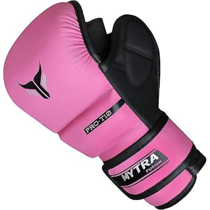 MMA рукавички Mytra Fusion для жінок, 7oz, відкрита вентильована долоня, для спарингу, рожеві