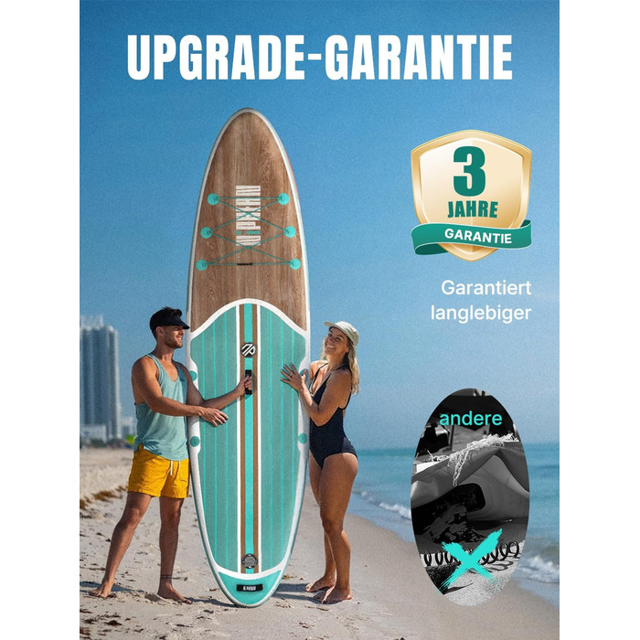 Надувне SUP-борд Flamingo Fiesta з сидінням та аксесуарами, 320 см, для 2 осіб, 200 кг, для будь-якого рівня підготовки