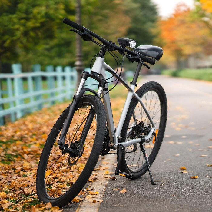 Велосипедні ліхтарі LUXTRA: комплект з батарейками, 40 Lux, сумісний зі StVZO, передній та задній ліхтарі