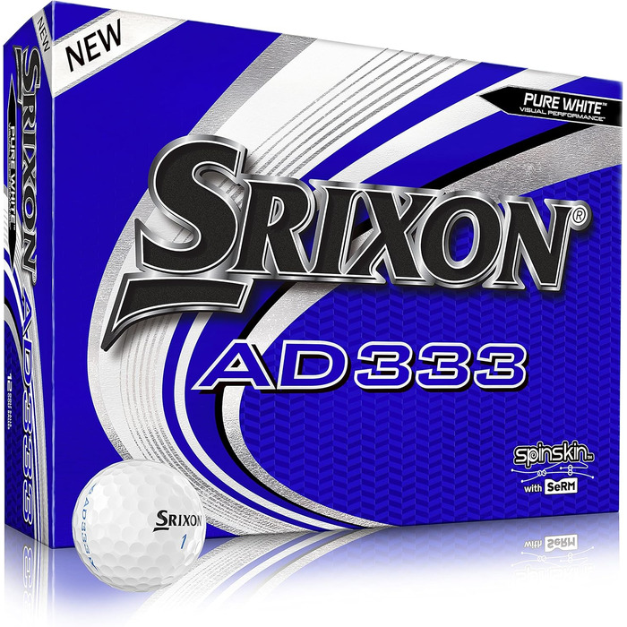 Гольф-м'ячі Srixon AD333 для чоловіків, 12 шт, преміум