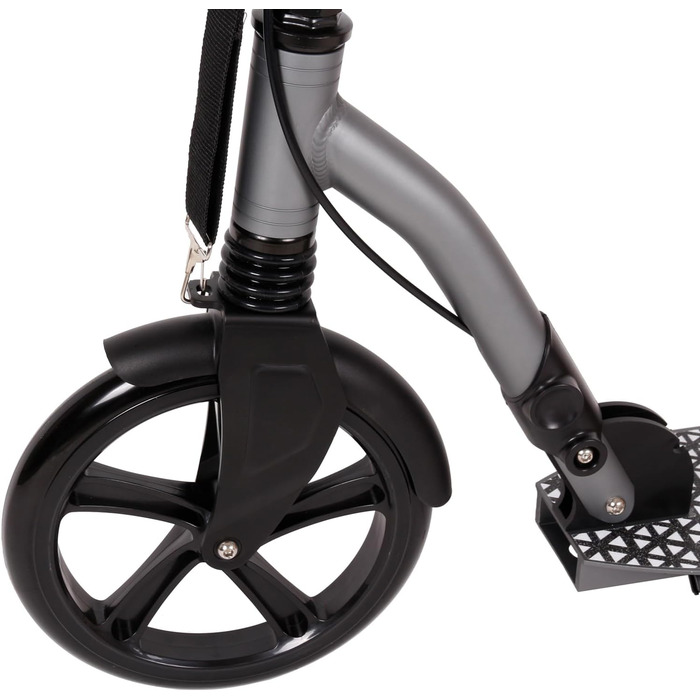 Самокат Mach1 ALU City Roller складаний, колеса 145-250 мм, для дорослих і дітей, алюмінієвий, великі колеса XXL