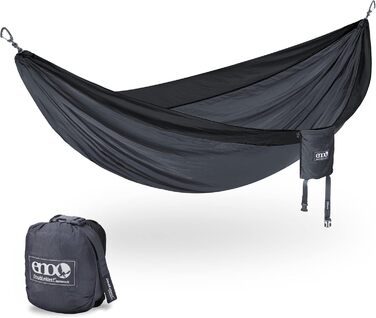 Гамак Eno Unisex DN011, колір Морський пісок/Сірий, універсальний розмір (Вугільний/Чорний)